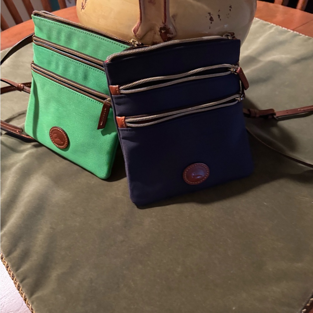Stylish Green and Blue Crossbody Bags